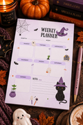 Black Cat Weekly Witch Planner